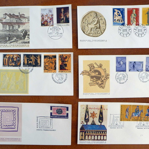 1974 First Day Covers full year new