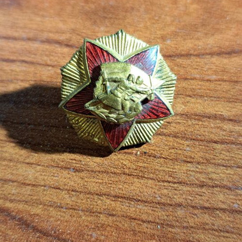 Honorary cap badge of Yugoslav Partisan veterans WWII