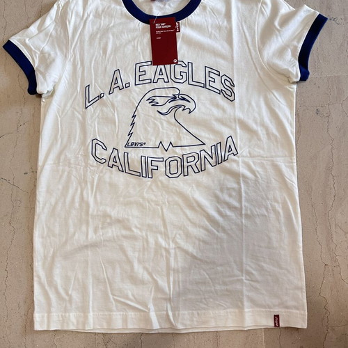 Levi's men's white cotton t-shirt new, size S