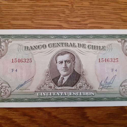 Chile 50 Escudos 1962 new
