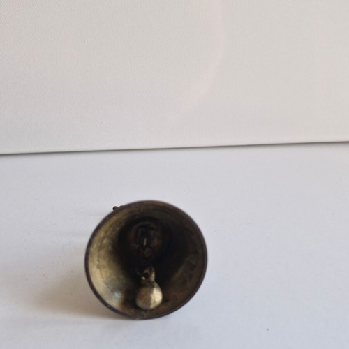 Brass bell used with ram figure decoration