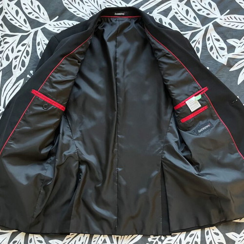 Black Andrews suit 48/M like new, regular fit