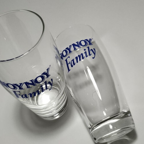 NOUNOU Family glasses new, set of 2 thin glass