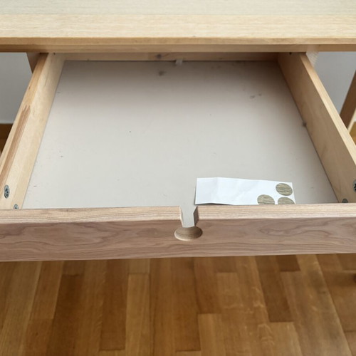 Desk with drawer, oak color