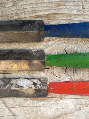 Solingen Vintage Throwing Knives Set of 3 Used for Decoration