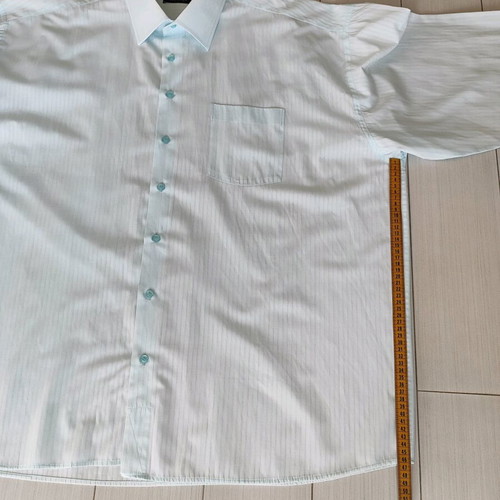 Vintage Uomo Corovesis men's shirt 6XL like new, turquoise