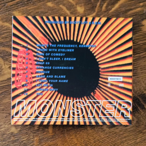 R.E.M. Monster CD like new, rock, digipak