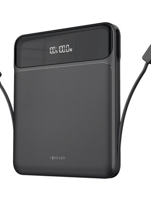 Forever TB-200 Powerbank 100W 20000mAh Συμβατό με laptop Καινούργιο Μαύρο