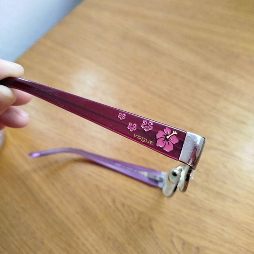 Vogue glasses frame used with floral design