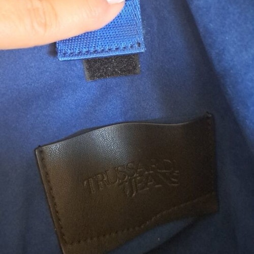 Trussardi Jeans backpack like new, black color