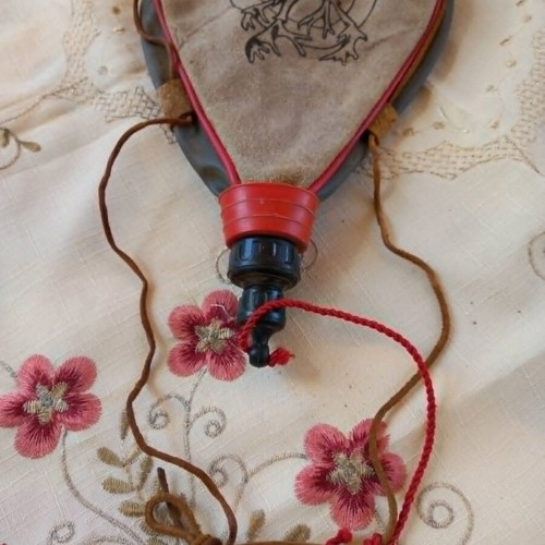 Laken leather flask used