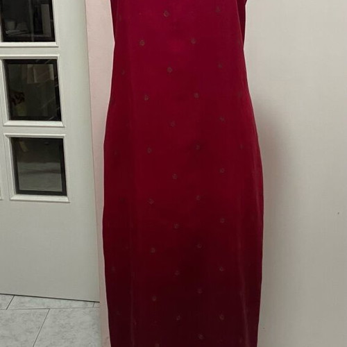 Ombre long dress like new, red, size XL