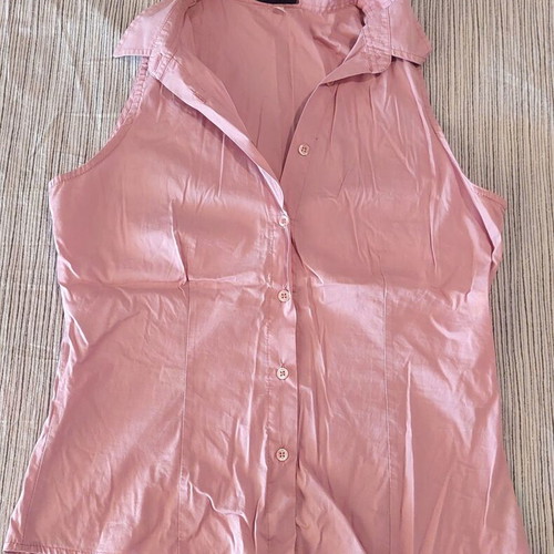 Anouk sleeveless pink blouse, size S/M