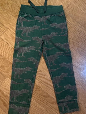 Gap tracksuit for 4-year-old boy like new, green with dinosaur print