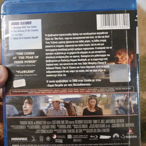 Blue Ray DVD No Country For Old Men used