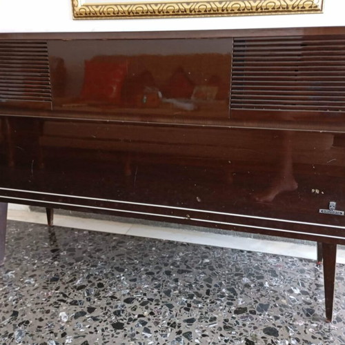 Grundig Automatic 36 vintage record player cabinet