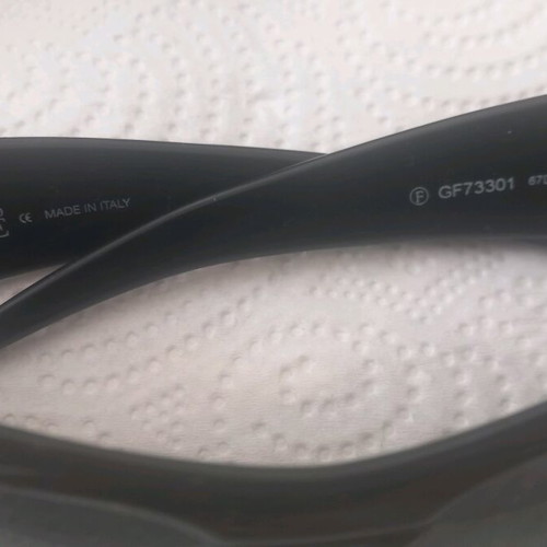 GF FERRE branded sunglasses with rhinestones, large, like new, black