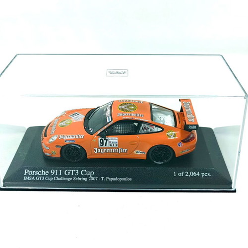 Porsche 911 GT3 Cup Tom Papadopoulos 1:43 Minichamps New