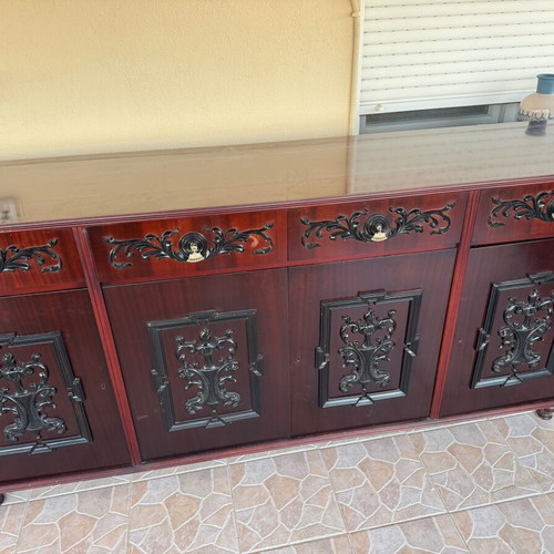 Buffet with display cabinet used, good condition