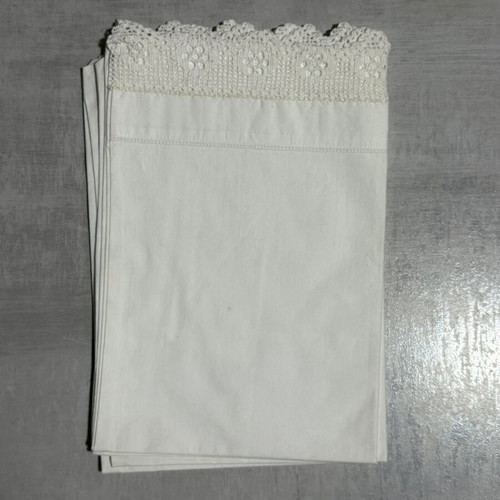 Handmade pillowcases like new, hand embroidered