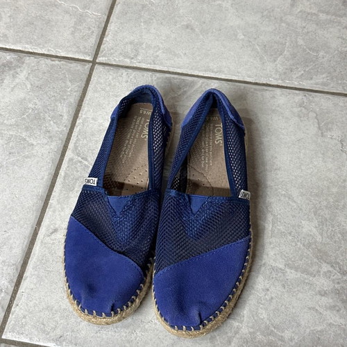 Toms blue mesh shoes size 37 used