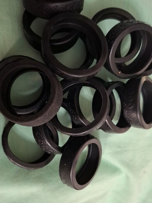 Rubber replacement wheels for suitcase, piece