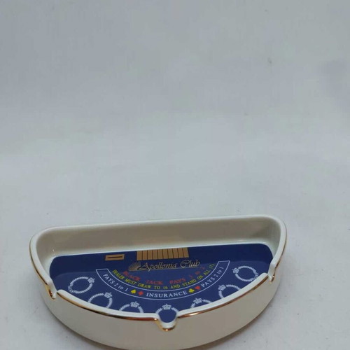 Appolonia club ashtray used 3x16x8.5cm