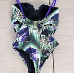 One-piece swimsuit XL like new, colorful with adjustable straps
