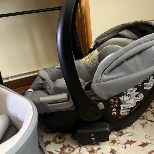 Inglesina Electa Baby Carrycot and Darwin Egg Car Seat like new