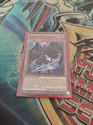 Darklord Zerato Yu-Gi-Oh! card like new, Super Rare