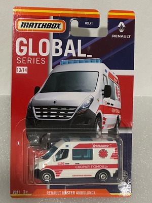 Matchbox Global Series Russia Renault Master Ambulance new