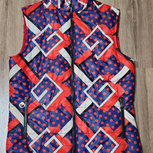 Gucci colorful women's vest like new, size S-M, blue and red