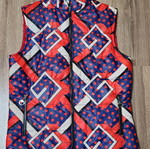 Gucci colorful women's vest like new, size S-M, blue and red