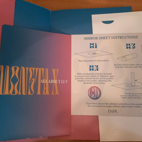 Monsta X All About Luv Version 4 like new with CD and 3 photocards
