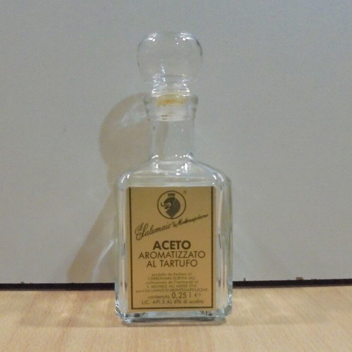 Old Italian glass vinegar bottle used