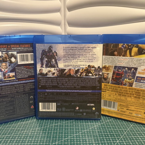 Transformers complete Blu-Ray collection used with Greek subtitles