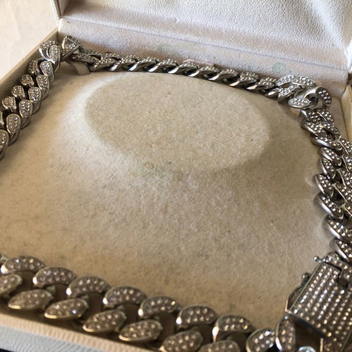 Iced Out Necklace Used
