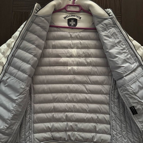 Wellensteyn Mol men's white puffer without hood, like new, size L