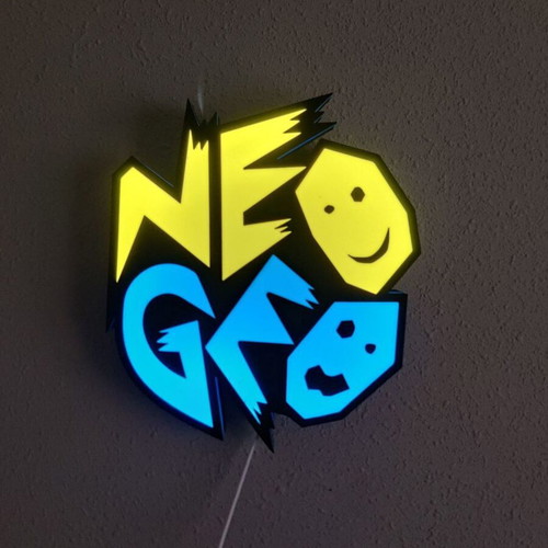 Neo Geo lamp like new, USB powered with switch
