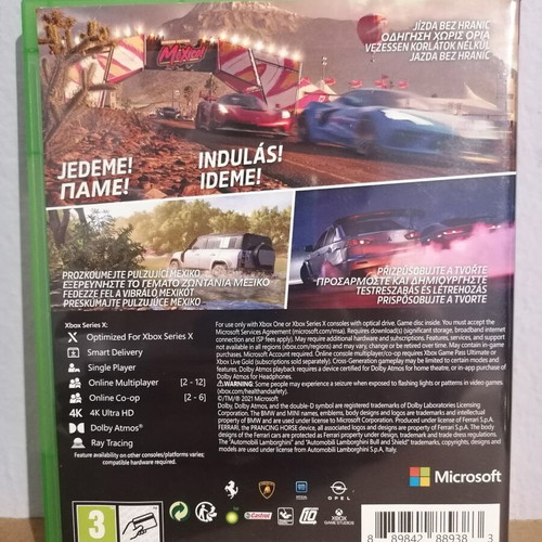 Forza Horizon 5 promo-display case used, Xbox One & Series X