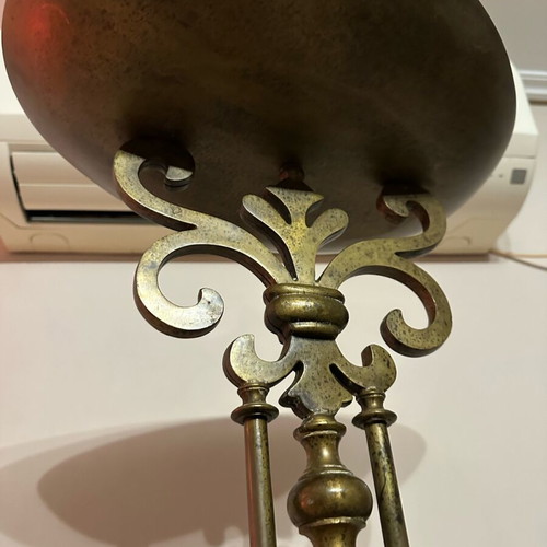 Bronze floor lamp like new, height 183 cm