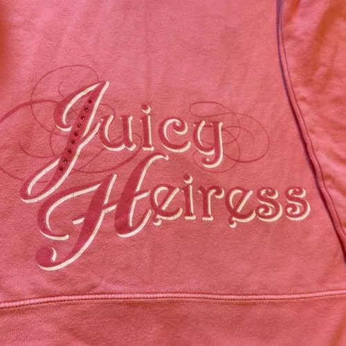 Juicy Couture sweatshirt used, size Large, soft pink