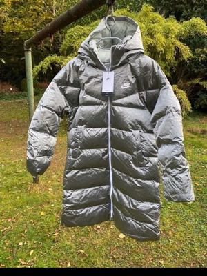 Nike Therma Fit parka new, size M, silver