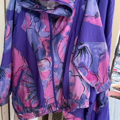 Vintage tracksuit L like new, jacket and pants with cotton lining