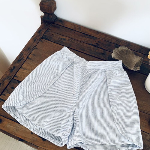 Ioanna Kourbela striped shorts like new, linen and cotton