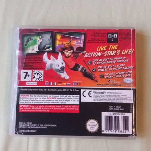 Disney Bolt Nintendo DS used action game