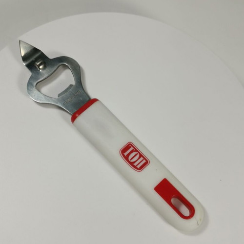 Promotional bottle opener from TOP vinegar used