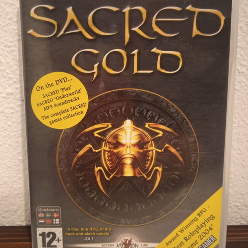 Sacred Gold PC game like new with map