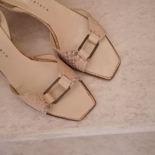 Martinez Valero sandals like new, size 40/41, beige and grey