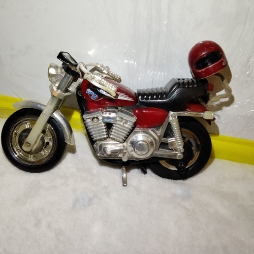 Harley Davidson Pull-String Motorcycle Matchbox 1981 used, vintage